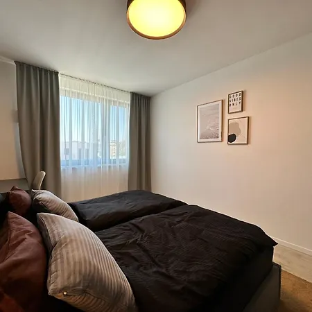 Novy V Centre, Vyhlad Na Hrad Appartement *
